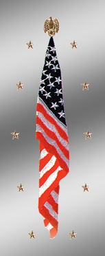 Flag at Rest with Stars (Sliver)